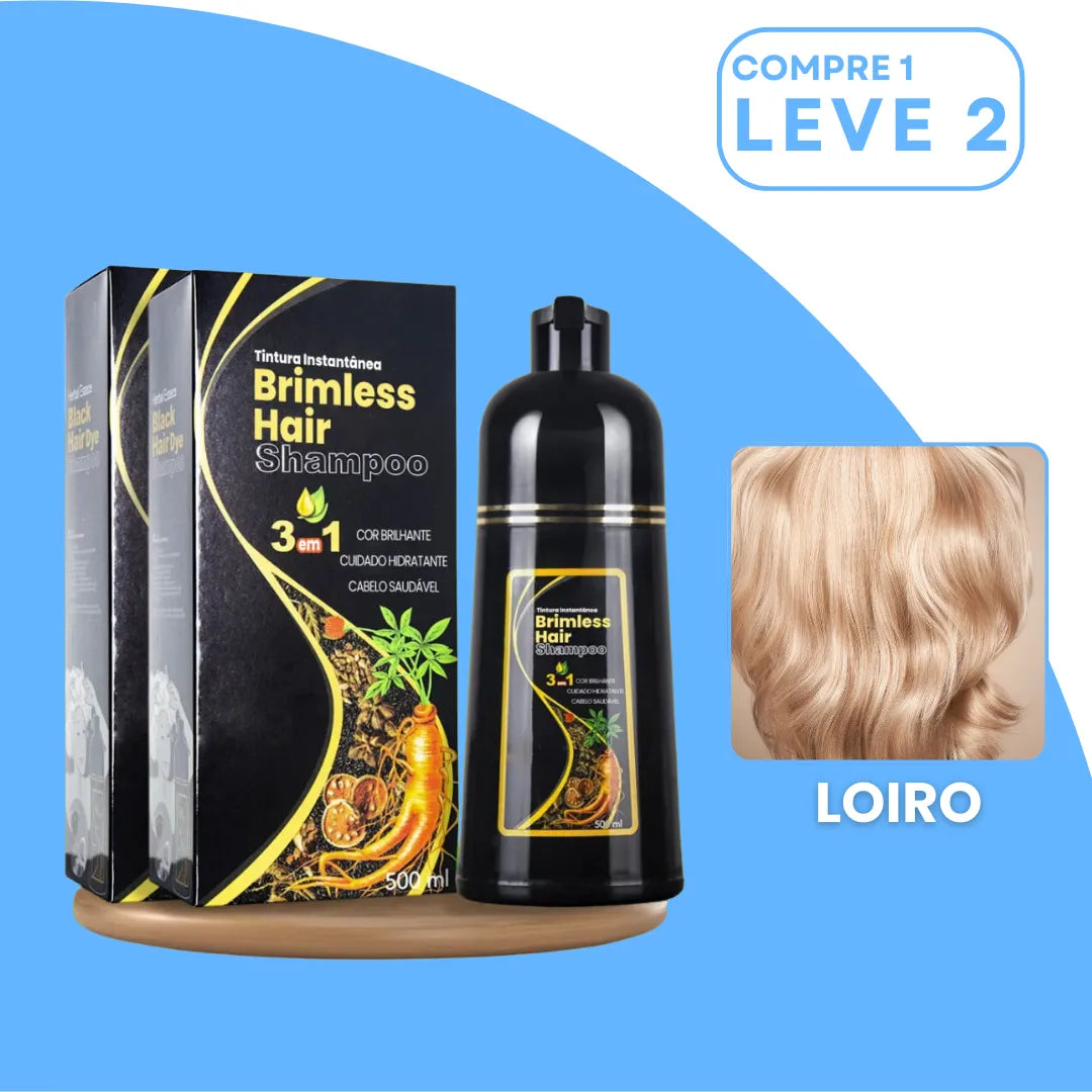 [COMPRE 1 LEVE 2] Shampoo Brimless Botânico Natural 3 em 1 (Dura Até 6 Meses!) + BRINDE Especial