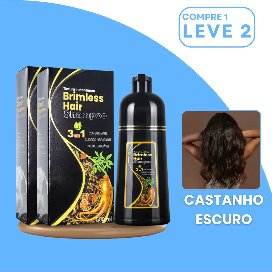 [COMPRE 1 LEVE 2] Shampoo Brimless Botânico Natural 3 em 1 (Dura Até 6 Meses!) + BRINDE Especial