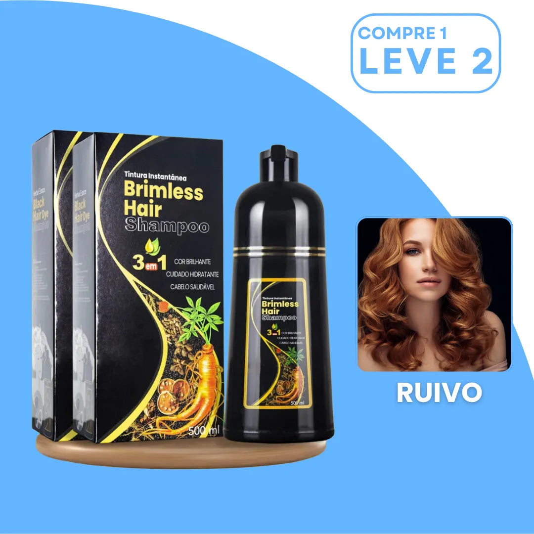 [COMPRE 1 LEVE 2] Shampoo Brimless Botânico Natural 3 em 1 (Dura Até 6 Meses!) + BRINDE Especial