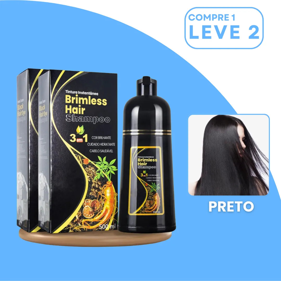 [COMPRE 1 LEVE 2] Shampoo Brimless Botânico Natural 3 em 1 (Dura Até 6 Meses!) + BRINDE Especial