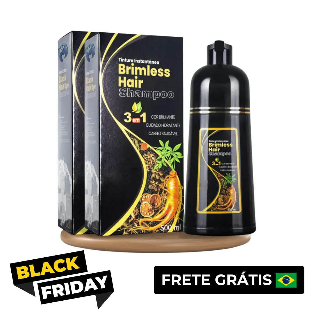 [COMPRE 1 LEVE 2] Shampoo Brimless Botânico Natural 3 em 1 (Dura Até 6 Meses!) + BRINDE Especial